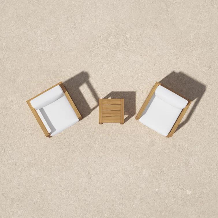 Cambridge 3 Piece Outdoor Patio Teak Set