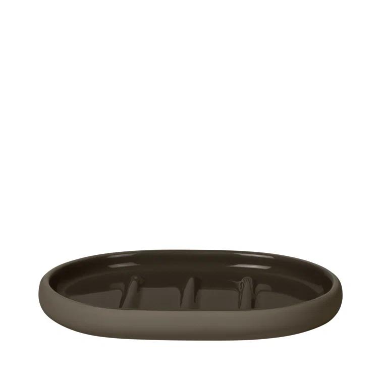 Olive Ceramic Silk Matte Finish Soap Dish