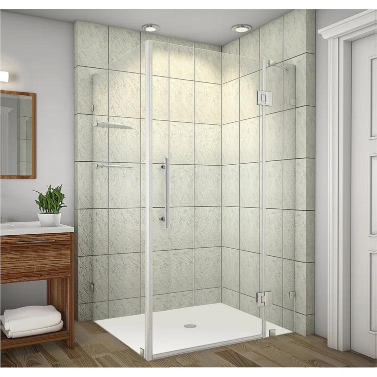 Avalux GS 48" x 72" Square Hinged Shower Enclosure