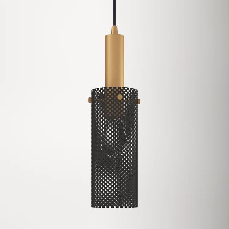 Bacco Single Light Metal Steel Dimmable Pendant