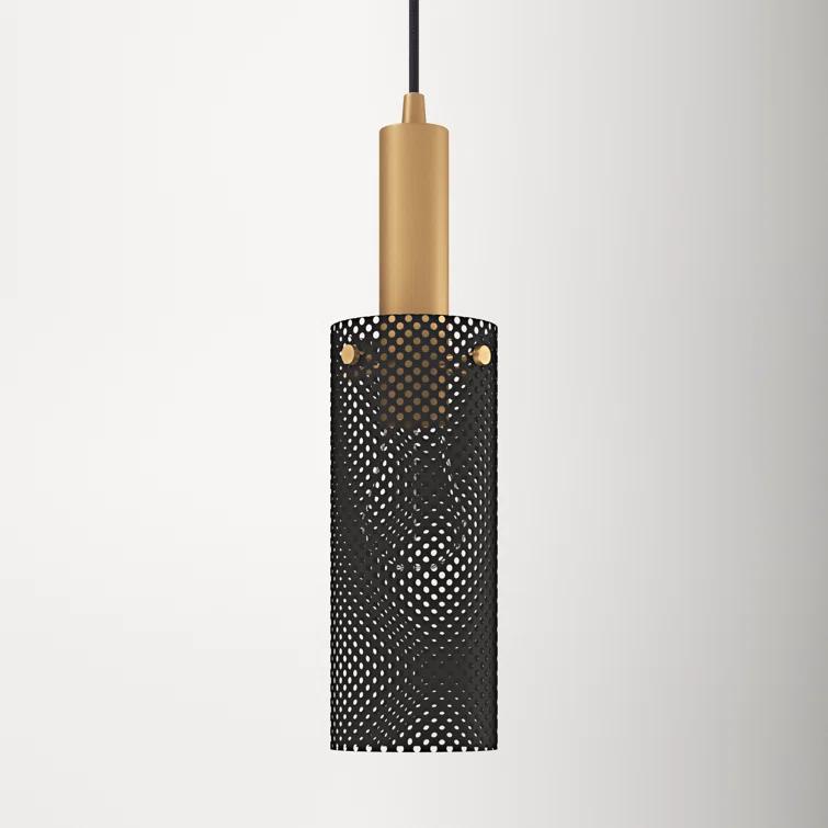 Bacco Single Light Metal Steel Dimmable Pendant