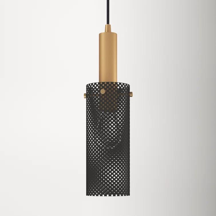 Bacco Single Light Metal Steel Dimmable Pendant