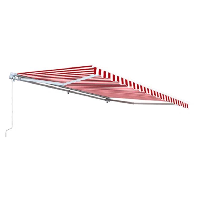 Retractable Patio Awning - White Frame