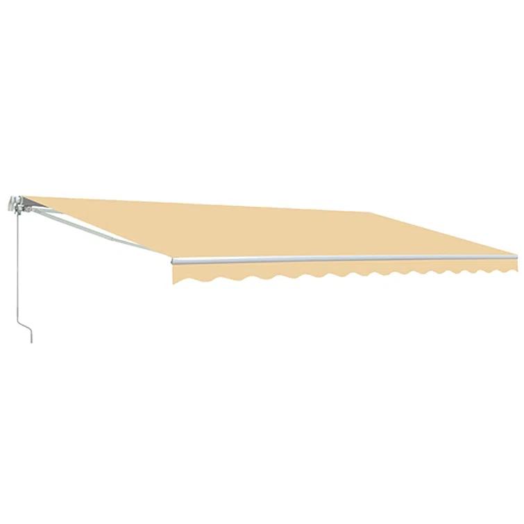 Retractable Patio Awning - White Frame