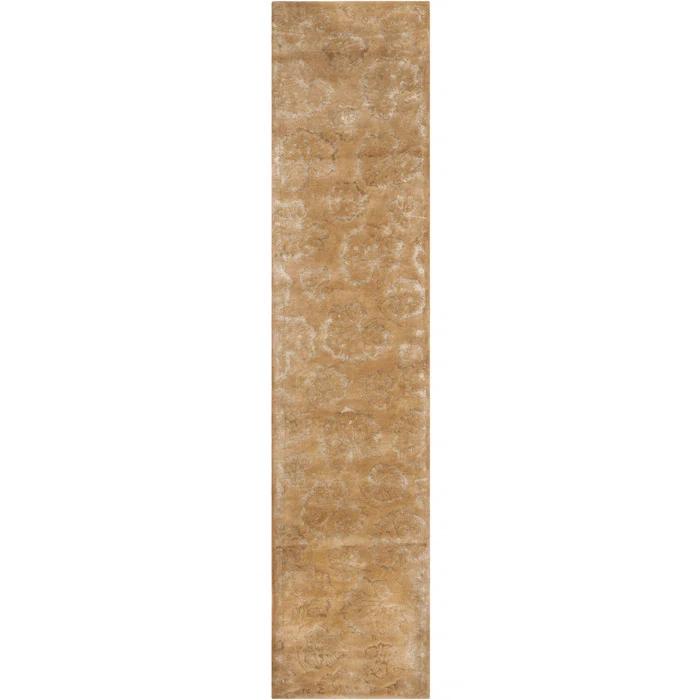 Geranium Leaf Martha Stewart Hand Tufted 50% Viscos, 50% Wool Rug