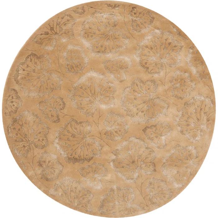 Geranium Leaf Martha Stewart Hand Tufted 50% Viscos, 50% Wool Rug