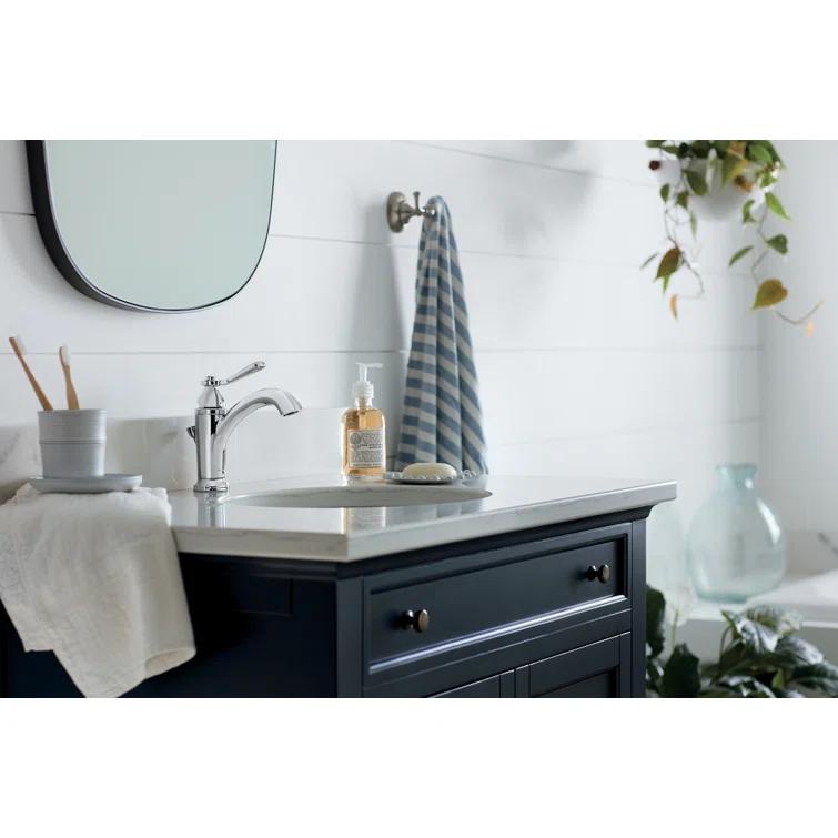 Elmhurst Single-Hole Single-handle Bathroom Faucet with Drain Assembly