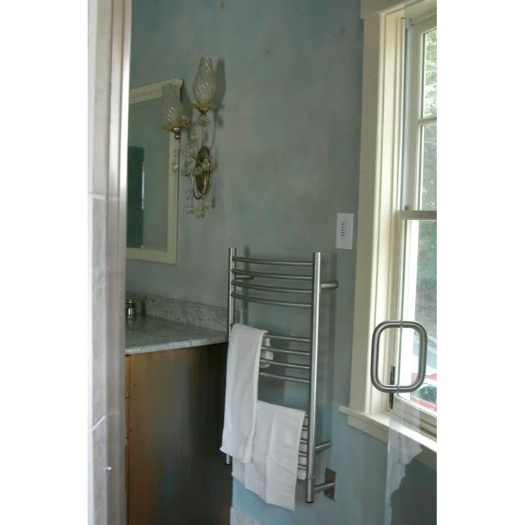 Jeeves Wall Mount Electric C Curved Towel Warmer
