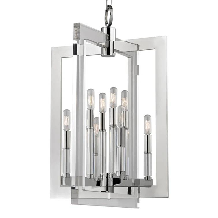 Wellington 8 - Light Dimmable Geometric Chandelier