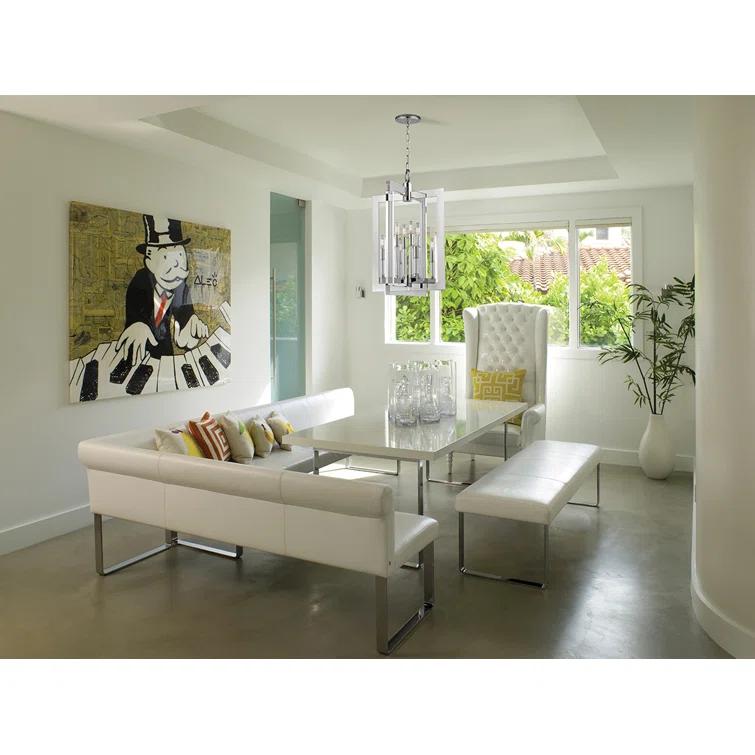 Wellington 8 - Light Dimmable Geometric Chandelier