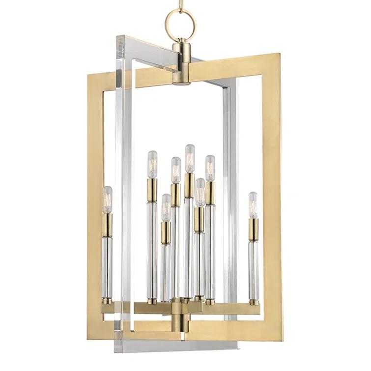 Wellington 8 - Light Dimmable Geometric Chandelier