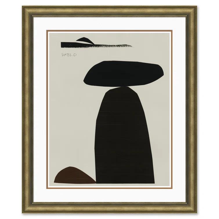 Monolith Abstract Framed Art by Susan Hable