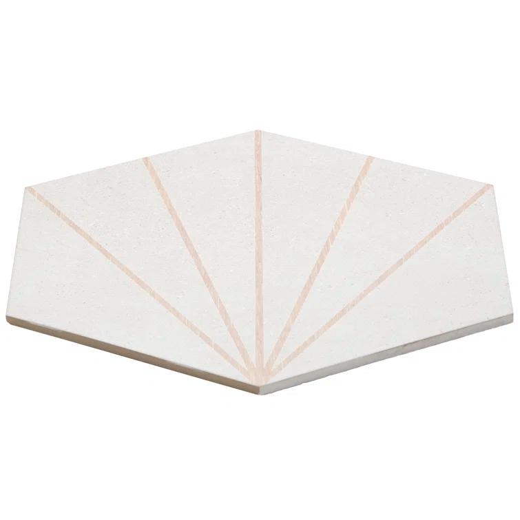 Arbor Hex Beams 13" x 14.5" Porcelain Wall & Floor Tile (10.51 Sq. Ft. / Case)