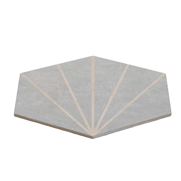 Arbor Hex Beams 13" x 14.5" Porcelain Wall & Floor Tile (10.51 Sq. Ft. / Case)