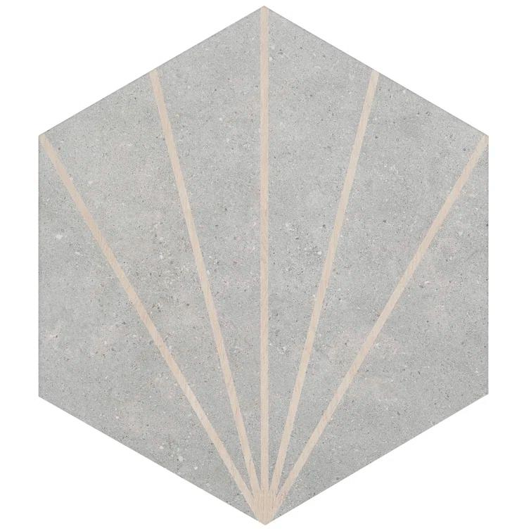 Arbor Hex Beams 13" x 14.5" Porcelain Wall & Floor Tile (10.51 Sq. Ft. / Case)