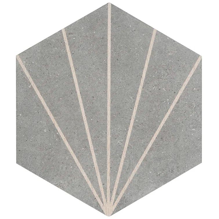 Arbor Hex Beams 13" x 14.5" Porcelain Wall & Floor Tile (10.51 Sq. Ft. / Case)