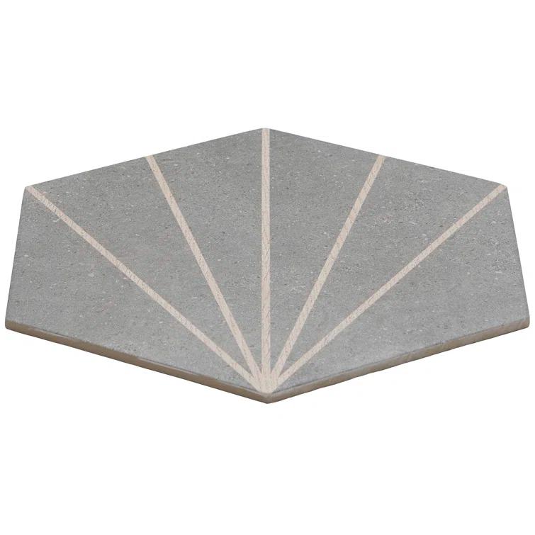 Arbor Hex Beams 13" x 14.5" Porcelain Wall & Floor Tile (10.51 Sq. Ft. / Case)