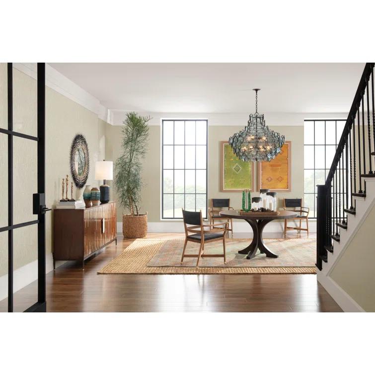 Hand-Knotted Cotton-Synthetic Blend 6'x9' Rectangular Area Rug