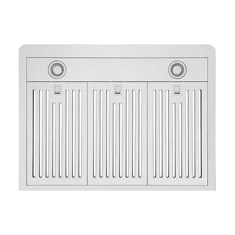 Empava 36" Stainless Steel 500 CFM Ducted (Vented) Wall Range Hood with Baffle Filter