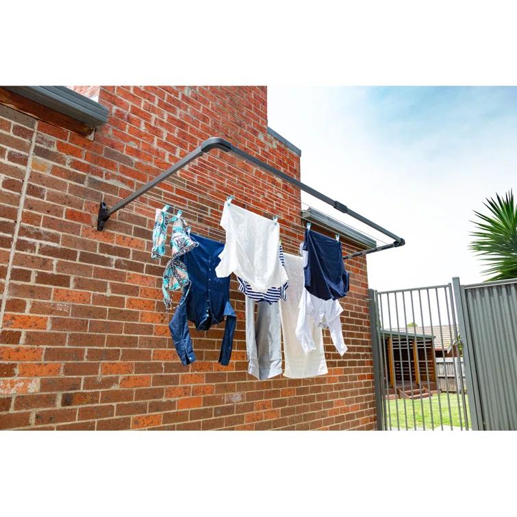 Daytek Steel Fold Down Wall-Mounted Drying Rack