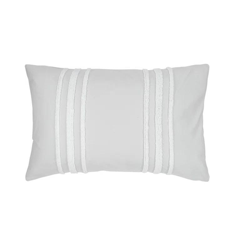 DKNY Chenille Stripe 100% Cotton 3 Piece Comforter Set
