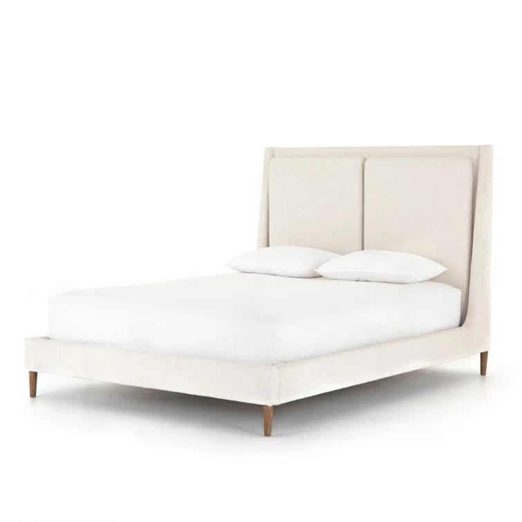 Rexford Platform Bed - Cream / King