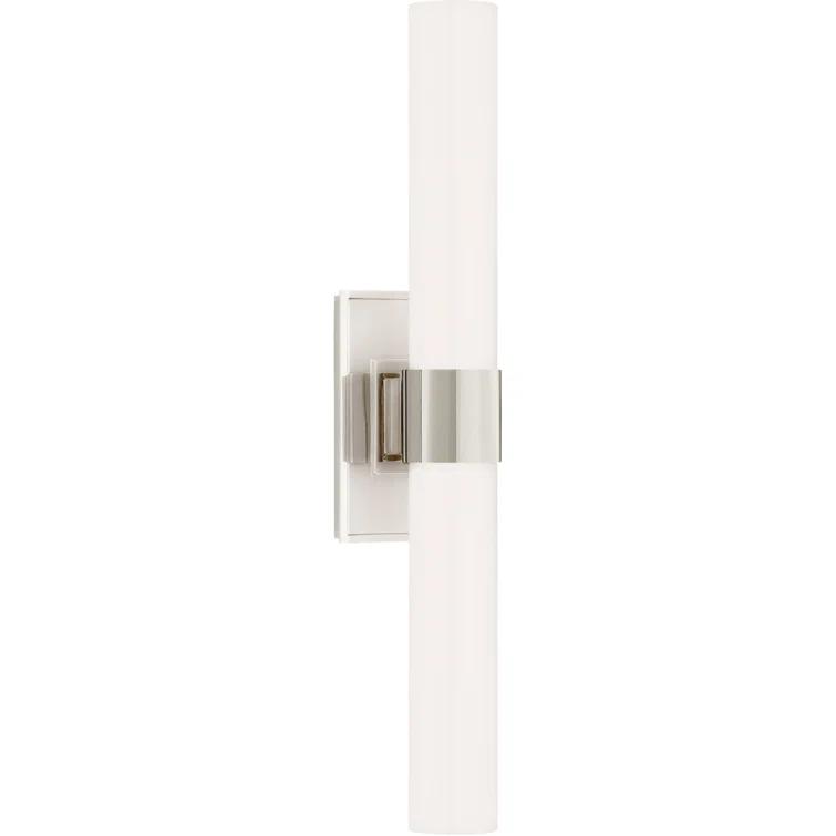 Bronze Dimmable Vanity Sconce with Glass Shade