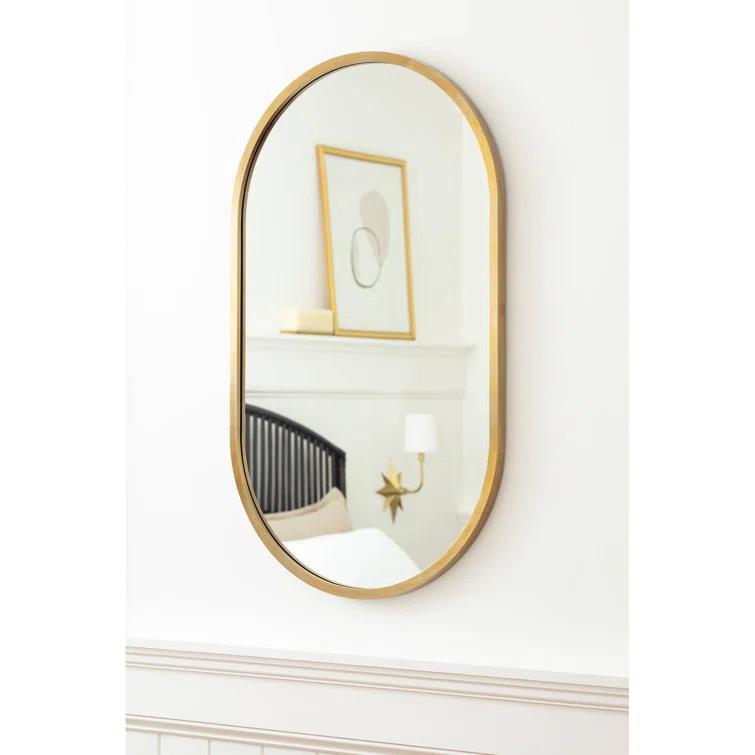 Canal Stainless Steel Flat Wall Mirror
