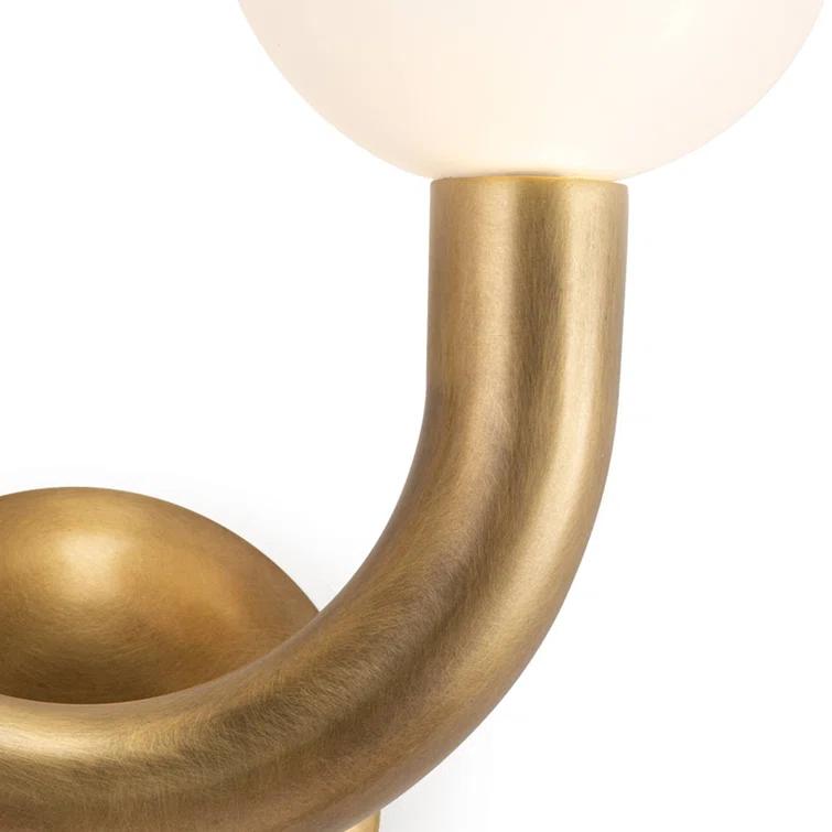 Happy Sconce by Regina Andrew - Natural Brass / Left Facing