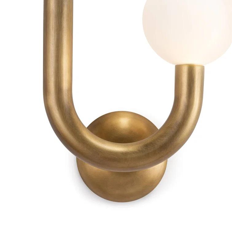 Happy Sconce by Regina Andrew - Natural Brass / Left Facing