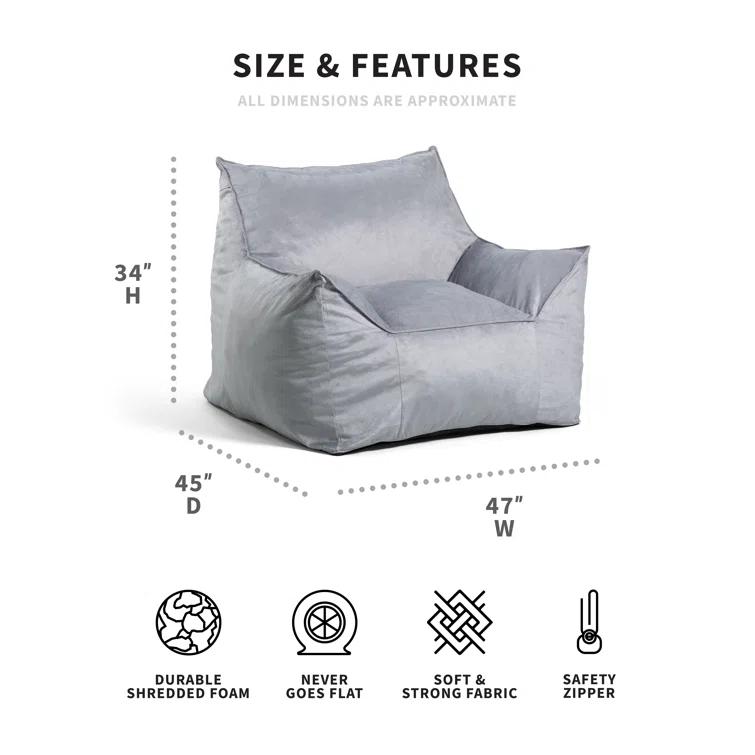 Big Joe Imperial Polyester Bean Bag Lounger