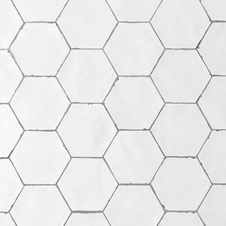 Bond Tile Palo Alto Hex 6" Hexagon Handmade Look Porcelain Floor and Wall Tile (5.38 Sq. Ft. / Case)