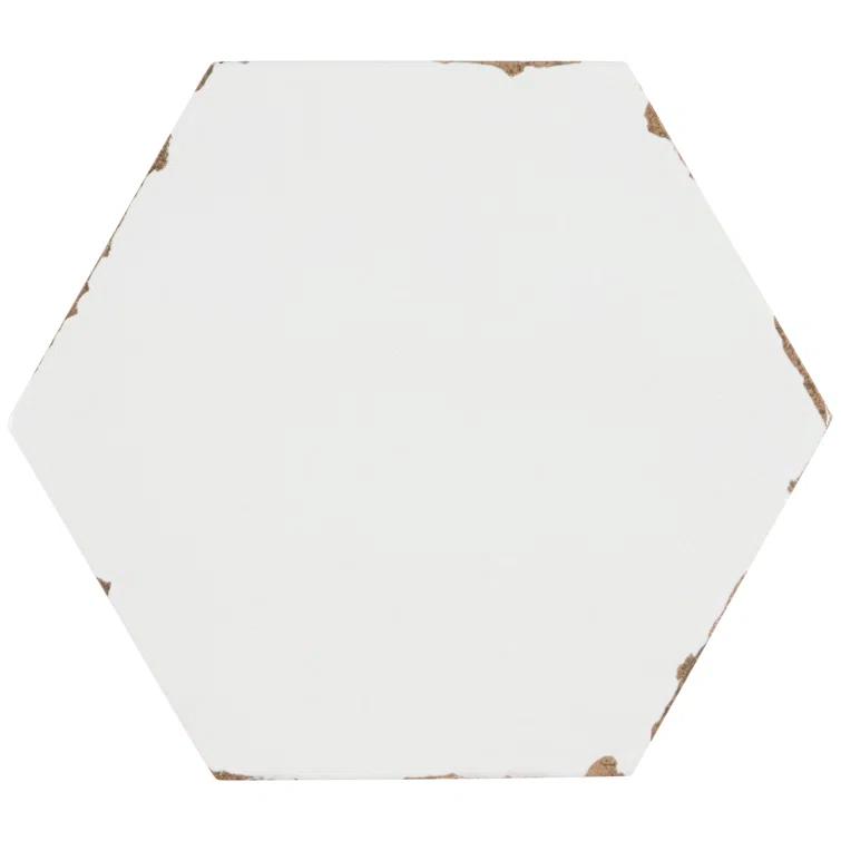 Bond Tile Palo Alto Hex 6" Hexagon Handmade Look Porcelain Floor and Wall Tile (5.38 Sq. Ft. / Case)