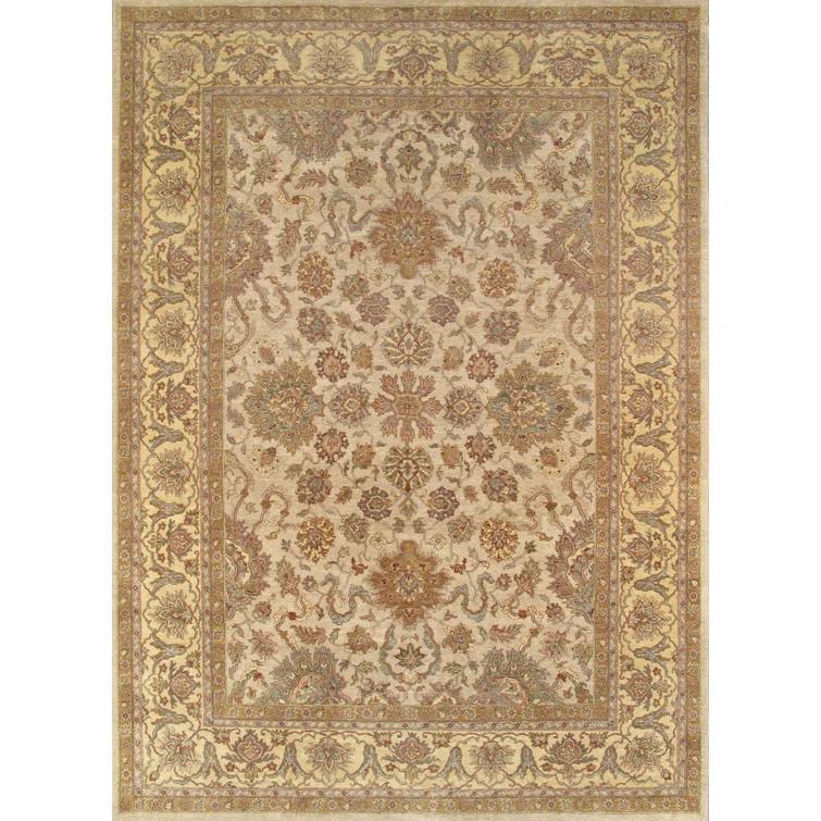 Pasargad Agra Traditional Lamb's Wool Area Rug | Wayfair