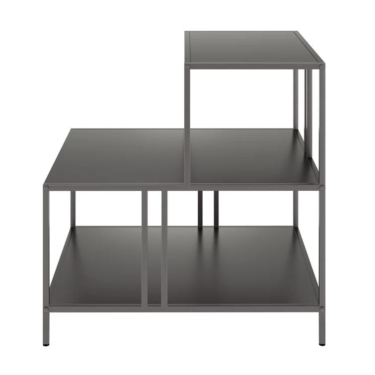 Jamora Stainless Steel Top End Table