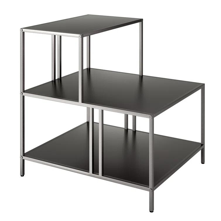 Jamora Stainless Steel Top End Table