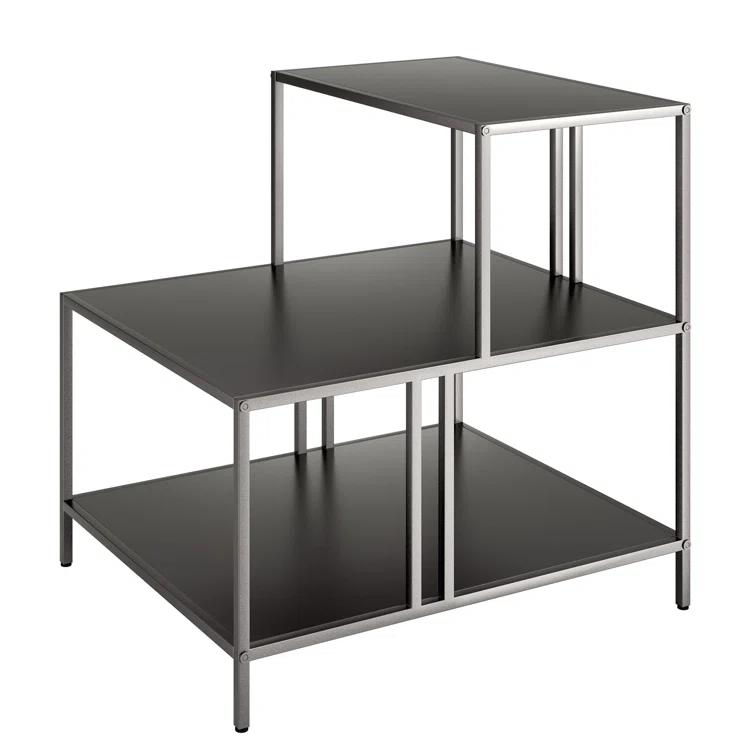 Jamora Stainless Steel Top End Table