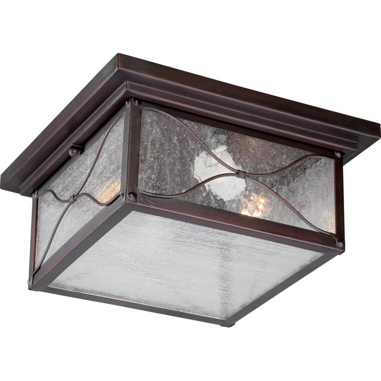 Fleur De Lis Living Dufresne Classic Bronze 2 - Bulb Outdoor Flush Mount