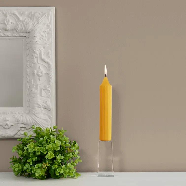 Grecian Collenette Unscented Taper Candle