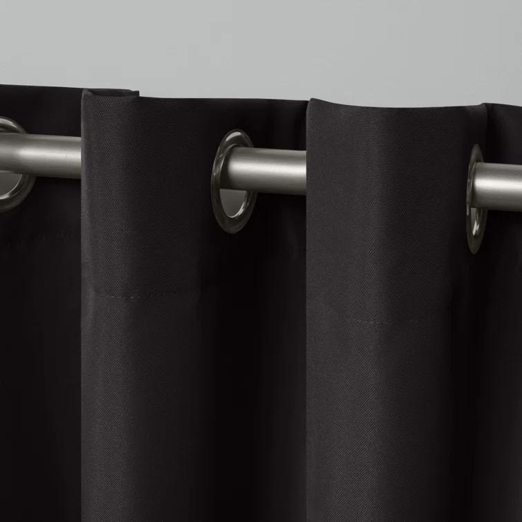 Cabana Solid Heavyweight Indoor Outdoor Curtains