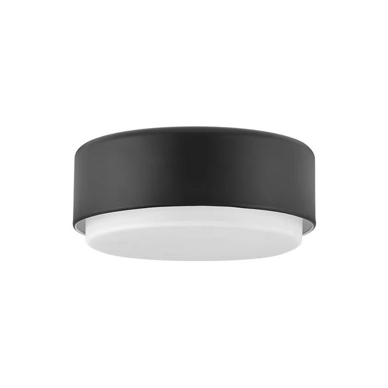 Fitzgerald 2 Light Glass Flush Mount