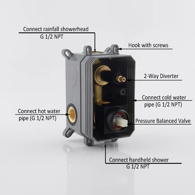 with Rough in-Valve