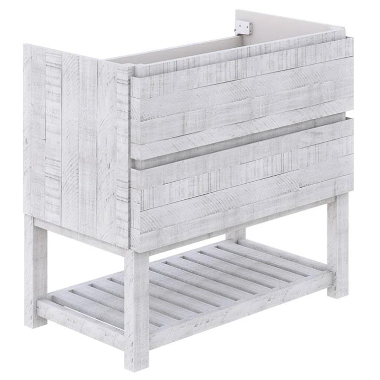 Fresca Formosa 35" Free-Standing Open Bottom Single Bathroom Vanity Base Only