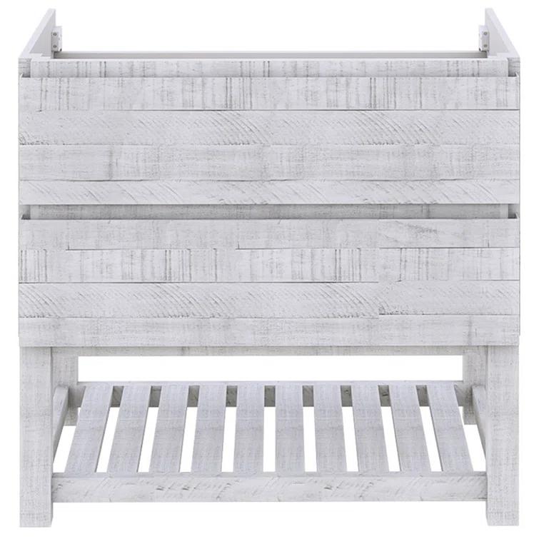 Fresca Formosa 35" Free-Standing Open Bottom Single Bathroom Vanity Base Only