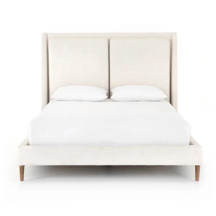 Rexford Platform Bed - Cream / King