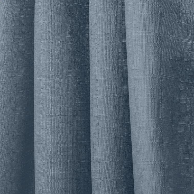Loha GT Aaliyah Solid Color Semi-Sheer Grommet Curtain Panels