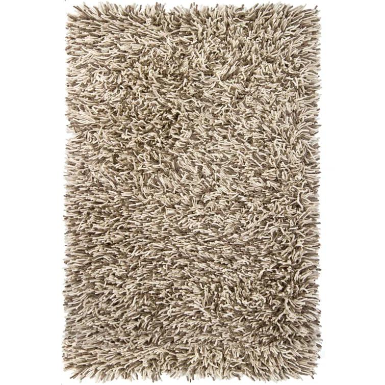 Big Jos Wool Area Rug in White And Gray