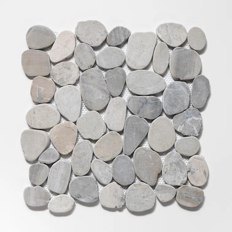 Sliced Pebble Mosaic Wall & Floor Tile