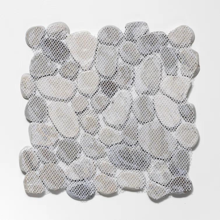 Sliced Pebble Mosaic Wall & Floor Tile