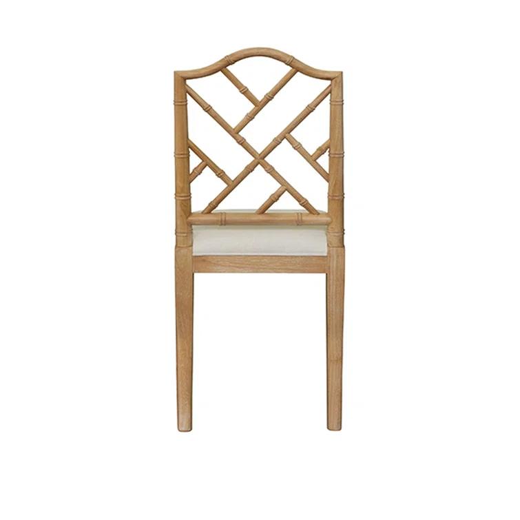 Fairfield 18.5'' H Linen Upholstered Oak Side Chair